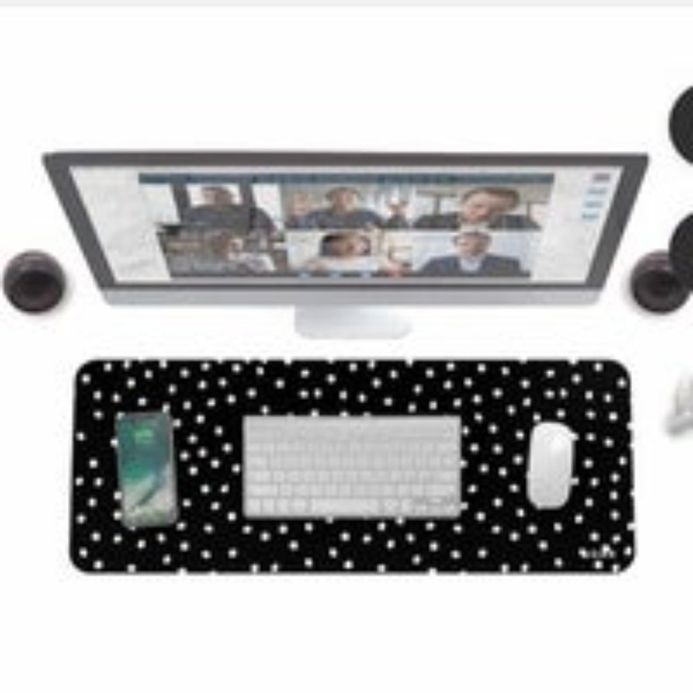 Soar Polka Dot Desk Mat